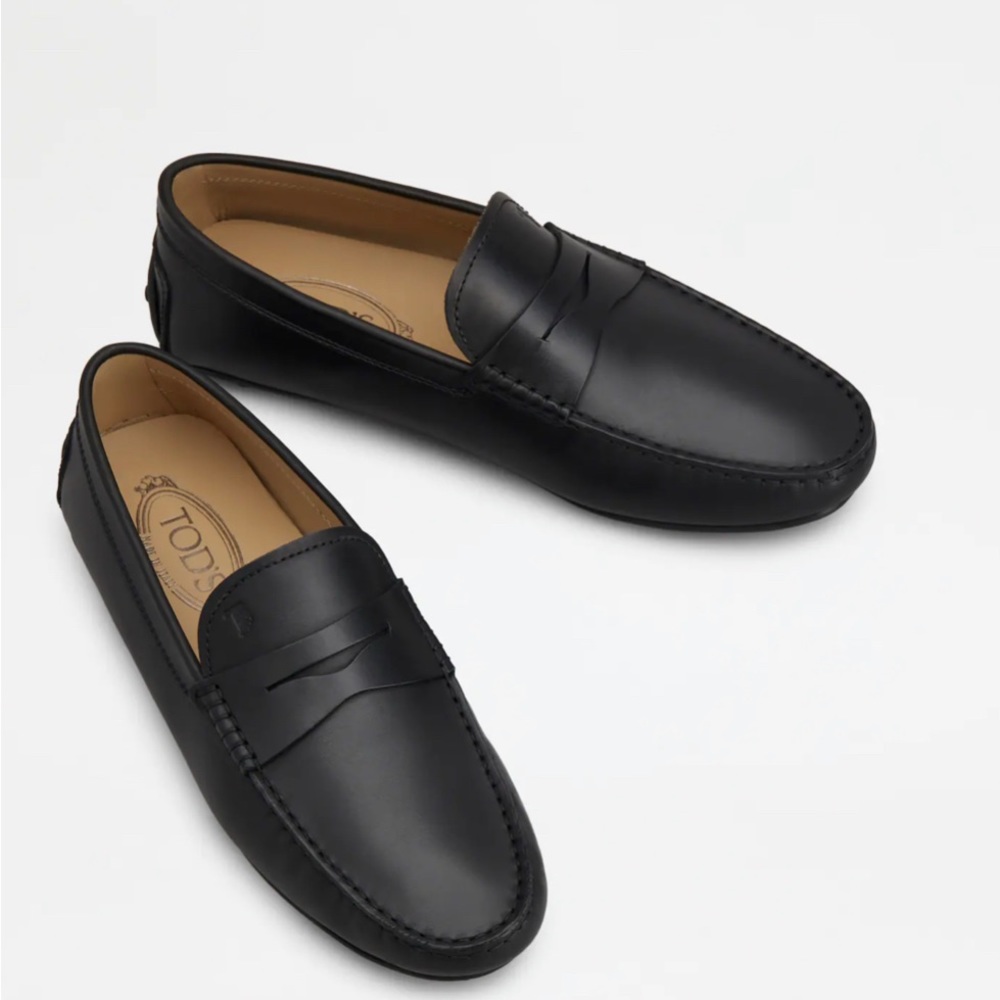 Brand New NWT TOD'S Gommino Penny Loafers Leather Driving Shoes 11